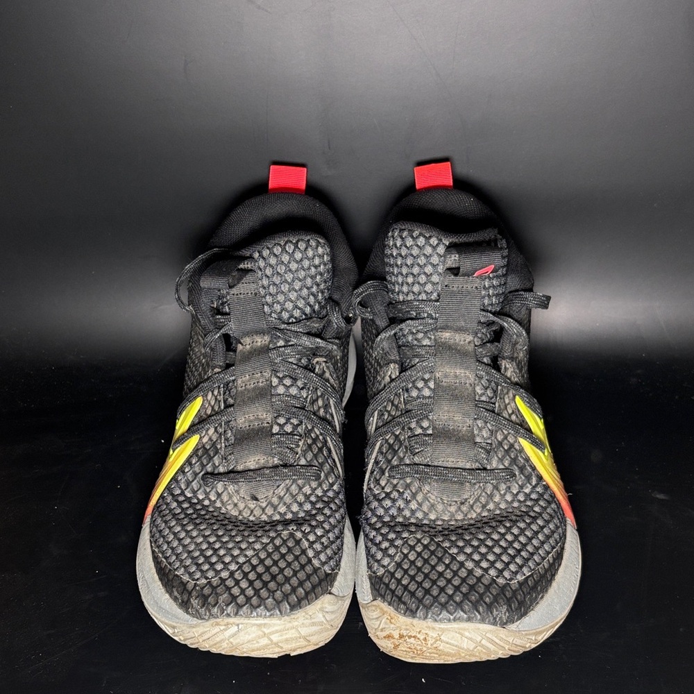 Under Armour Black Shoes with Red and Yellow Highlights
